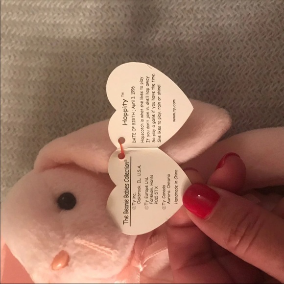 Ty | Other | Ty Hoppity The Bunny Beanie Baby | Poshmark